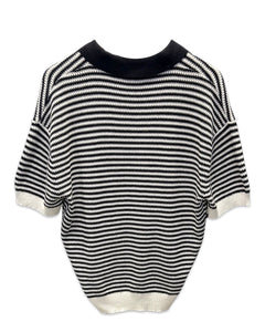 Aere Wynn Organic Cotton Knit Polo⏐ Size XS - Bisy Clothing