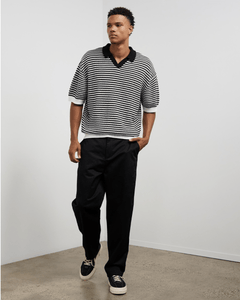 Aere Wynn Organic Cotton Knit Polo⏐ Size XS - Bisy Clothing