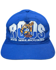 AFL North Melbourne Kangaroos Vintage Snapback Cap - Bisy Clothing