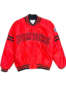 AFL Vintage Essendon Bombers Puff Satin Jacket ⏐ Size M/L - Bisy Clothing