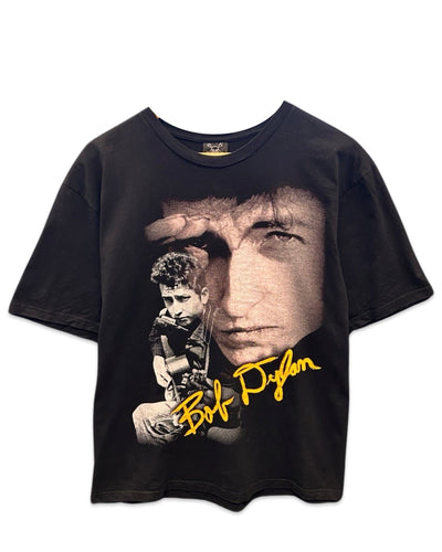 Bob Dylan Front and Back Print Short Sleeve T-Shirt ⏐ Size L - Bisy Clothing
