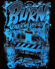 Load image into Gallery viewer, Burn Clothing 25th Anniversary &quot;Destroy by PUDL&#39; T-Shirt in Black - Bisy Clothing