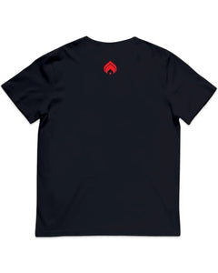 Burn Clothing Bomb Train Print Short Sleeve T-Shirt in Black - Bisy Clothing