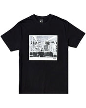 Load image into Gallery viewer, Burn Clothing Bomb Train Print Short Sleeve T-Shirt in Black - Bisy Clothing
