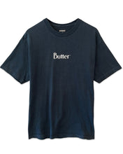 Load image into Gallery viewer, Butter Goods 3M Reflective Logo T-Shirt in Navy Blue - Bisy Clothing