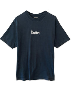 Butter Goods 3M Reflective Logo T-Shirt in Navy Blue - Bisy Clothing