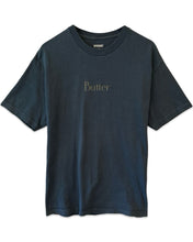 Load image into Gallery viewer, Butter Goods 3M Reflective Logo T-Shirt in Navy Blue - Bisy Clothing