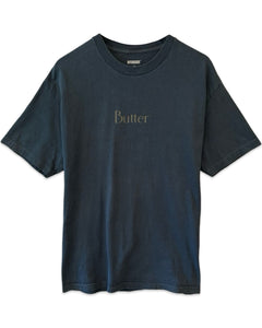 Butter Goods 3M Reflective Logo T-Shirt in Navy Blue - Bisy Clothing