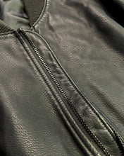 Load image into Gallery viewer, Calvin Klein Jeans Faux Leather Aviator Jacket in Black - Bisy Clothing