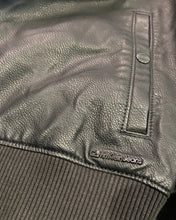 Load image into Gallery viewer, Calvin Klein Jeans Faux Leather Aviator Jacket in Black - Bisy Clothing