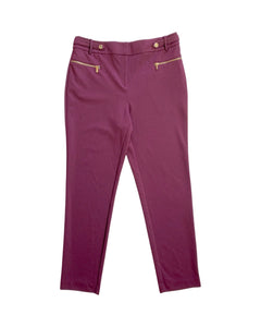 CALVIN KLEIN Size 10 Dress Pant Gold Accent Womens 030722 - Bisy Clothing