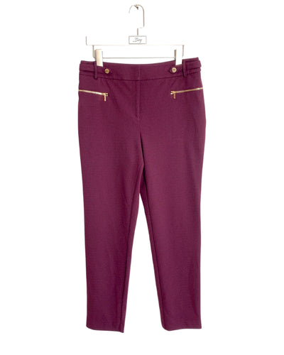 CALVIN KLEIN Size 10 Dress Pant Gold Accent Womens 030722 - Bisy Clothing