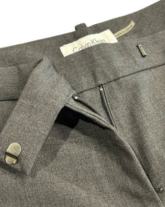 Calvin Klein 'The Madison' Regular Fit Pants in Charcoal Melange - Bisy Clothing