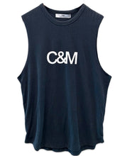 將圖片載入圖庫檢視器 Camilla and Marc C &amp; M Classic Logo Tank in Black - Bisy Clothing
