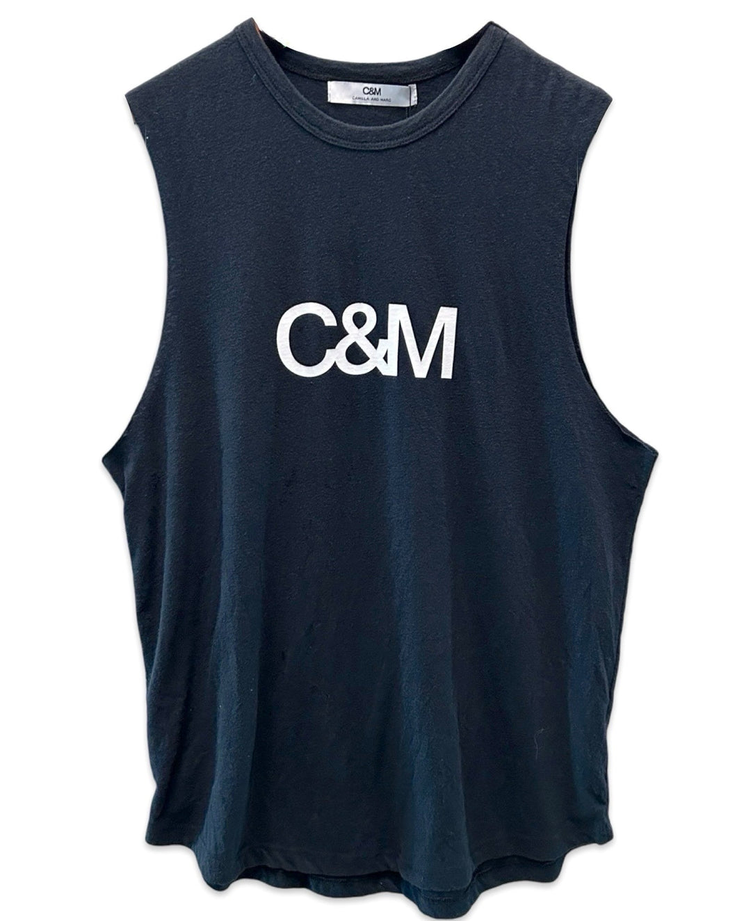 Camilla and Marc C & M Classic Logo Tank in Black - Bisy Clothing