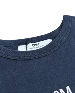 Camilla and Marc SC Logo Tank in Navy - Bisy Clothing