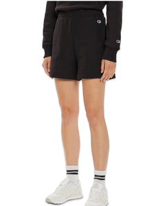 Champion Reverse Weave Warm Up Sweat Shorts in Black - Bisy Clothing