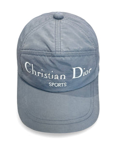 Christian Dior Sports Vintage Camp Cap in Grey - Bisy Clothing