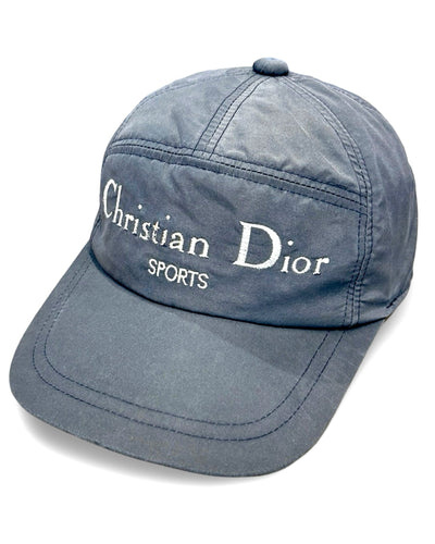 Christian Dior Sports Vintage Camp Cap in Grey - Bisy Clothing