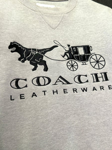 Coach New York Rexy and Carriage Sweatshirt in Grey - Bisy Clothing