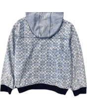Load image into Gallery viewer, Coach NY Signature Denim Hooded Zip Up Jacket in Light Wash - Bisy Clothing
