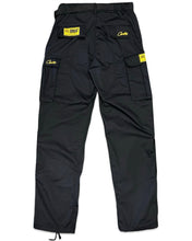 Load image into Gallery viewer, Corteiz Guerillaz Cargo Pants in Black / Yellow - Bisy Clothing