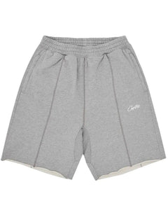 Corteiz HMP Raw Hem Shorts in Heather Grey (2024) - Bisy Clothing