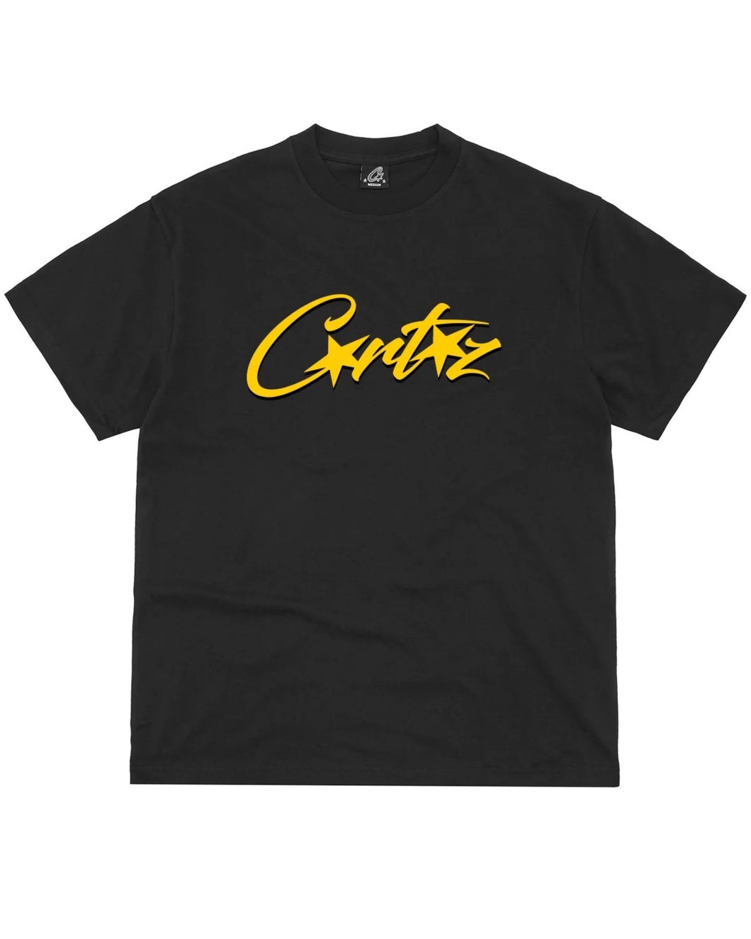 Corteiz OG Allstarz T-Shirt in Black and Yellow - Bisy Clothing