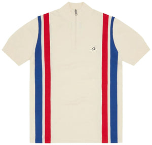 Corteiz VVS Racer Knit Shirt in Cream (2023) - Bisy Clothing