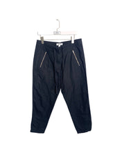 將圖片載入圖庫檢視器 COUNTRY ROAD Size 12 3/4 Chino Style Black Pants FEB2122 - Bisy Clothing