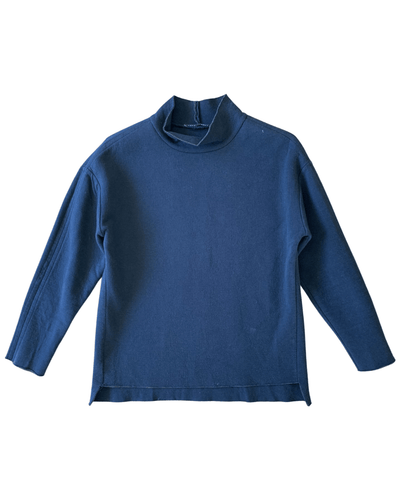 COUNTRY ROAD Size XS Mock Neck Raw Finish Jumper Modal NOV5321 - Bisy Clothing