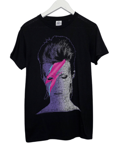 DAVID BOWIE Size S 2013 Licensed T-Shirt in Black Women's MA8821 - Bisy Clothing