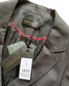 David Lawrence Birdeye Wool Suit Blazer Jacket - Bisy Clothing