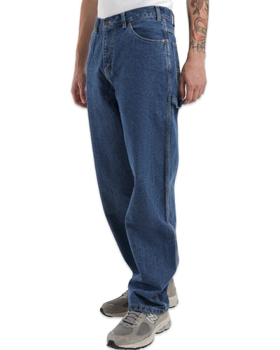 Dickies Relaxed Fit Carpenter Jean in Stone Washed Indigo - Bisy Clothing