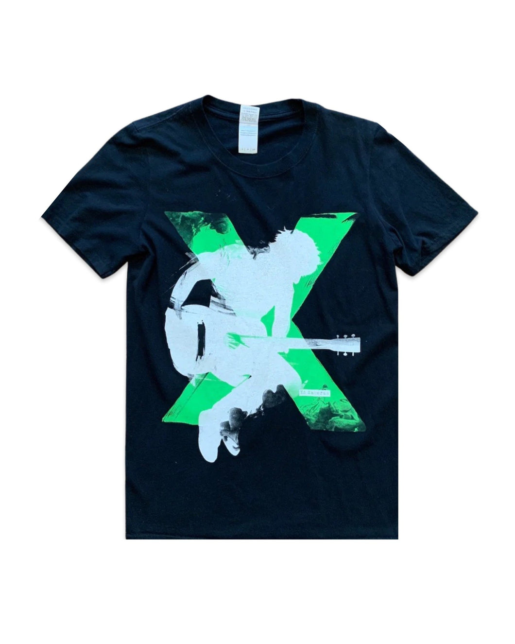 Ed Sheeran X Australian Tour Short Sleeve T-Shirt in Black (2012) - Bisy Clothing