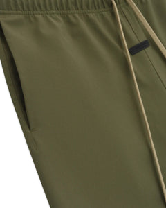 Essentials Fear of God Bonded Nylon Shorts in Military (FW24) - Bisy Clothing