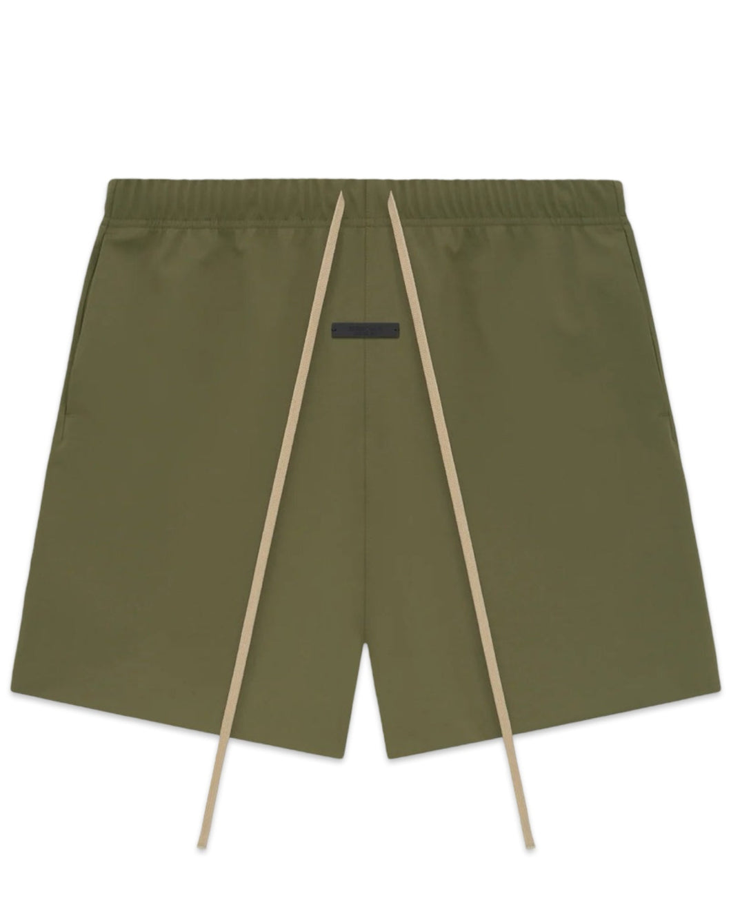 Essentials Fear of God Bonded Nylon Shorts in Military (FW24) - Bisy Clothing