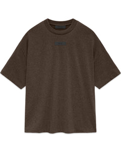 Essentials Fear of God Crewneck T-Shirt in Heather Wood - Bisy Clothing