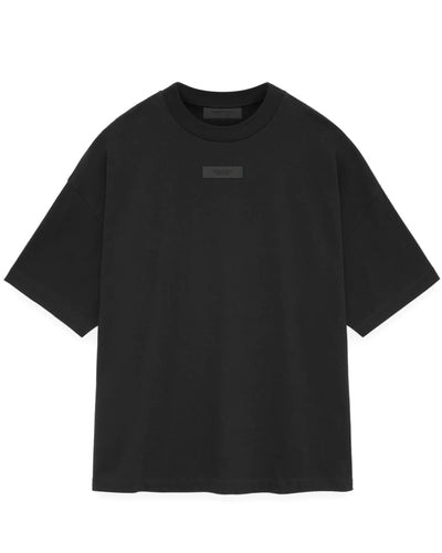 Essentials Fear of God Crewneck T-Shirt in Jet Black - Bisy Clothing