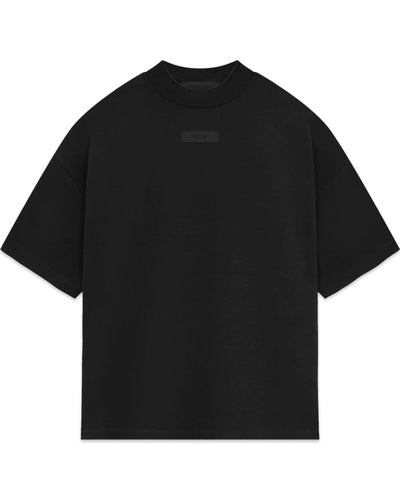Essentials Fear of God Crewneck T-Shirt in Jet Black II - Bisy Clothing