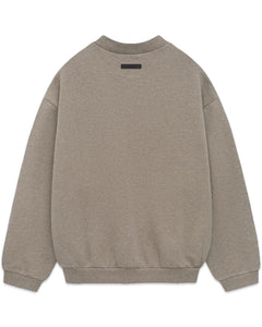 Essentials Fear of God Fleece Crewneck Heather Grey (FW 24/25) - Bisy Clothing