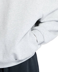 Essentials Fear of God Fleece Crewneck Light Heather Grey (FW 24/25) - Bisy Clothing