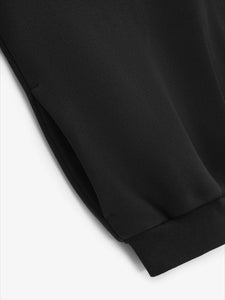 Essentials Fear of God Fleece Hoodie in Black (FW24/25 - Bisy Clothing