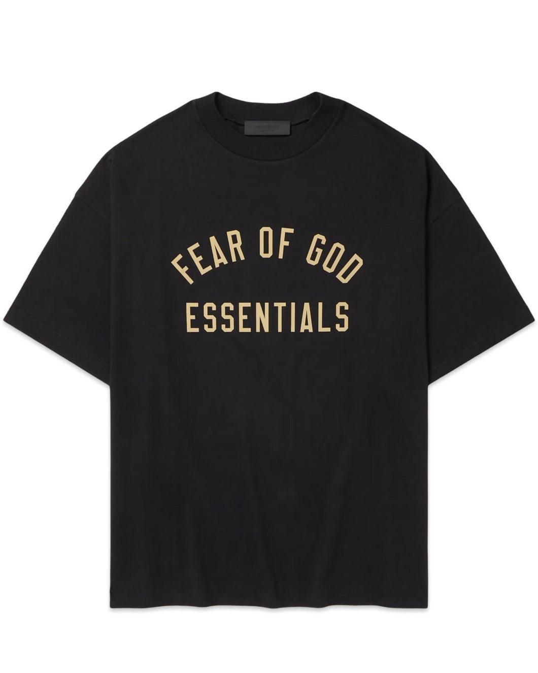 Essentials Fear of God Jersey Crewneck T-Shirt in Black - Bisy Clothing