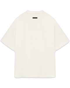 Essentials Fear of God Jersey Crewneck T-Shirt in Shell White - Bisy Clothing