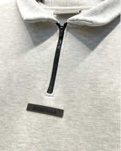 Load image into Gallery viewer, Essentials Fear of God Mockneck 1/2 Zip Sweatshirt &#39;Light Heather Oatmeal&#39; - Bisy Clothing
