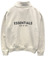 Load image into Gallery viewer, Essentials Fear of God Mockneck 1/2 Zip Sweatshirt &#39;Light Heather Oatmeal&#39; - Bisy Clothing