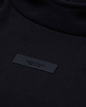 Load image into Gallery viewer, Essentials Fear of God Patch Logo Hoodie in Jet Black - Bisy Clothing