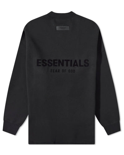 Essentials Fear of God Relaxed Crew Jumper in Stretch Limo - Bisy Clothing