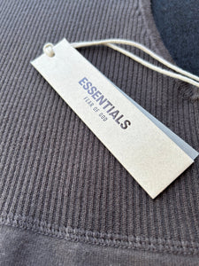 Essentials Fear of God Sports Tank Sleeveless in Off Black - Bisy Clothing